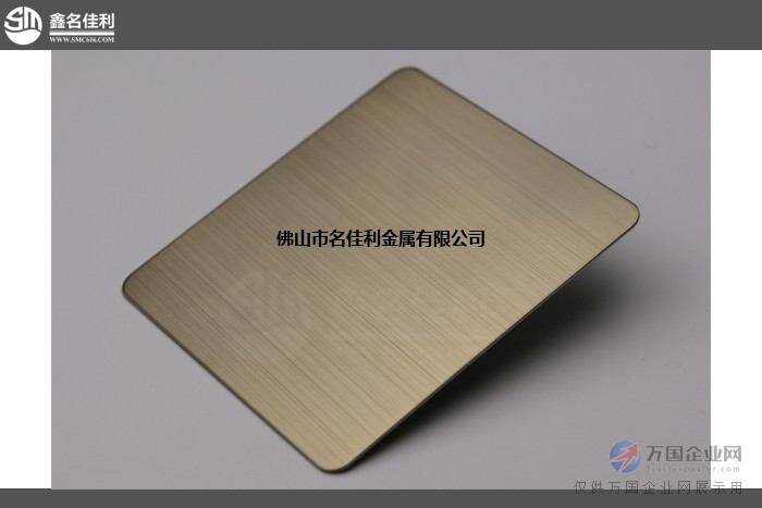 304【不銹鋼拉絲板】廠(chǎng)家 香檳金不銹鋼蝕刻板加工